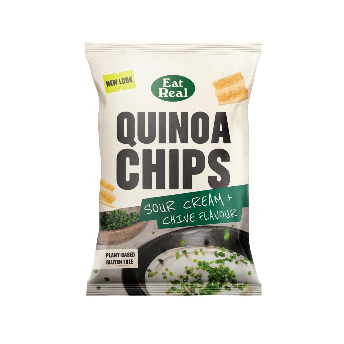 Eat Real Quinoa Chips Sour Cream & Chive 10 x 90g Gluten-Free Crisps 2