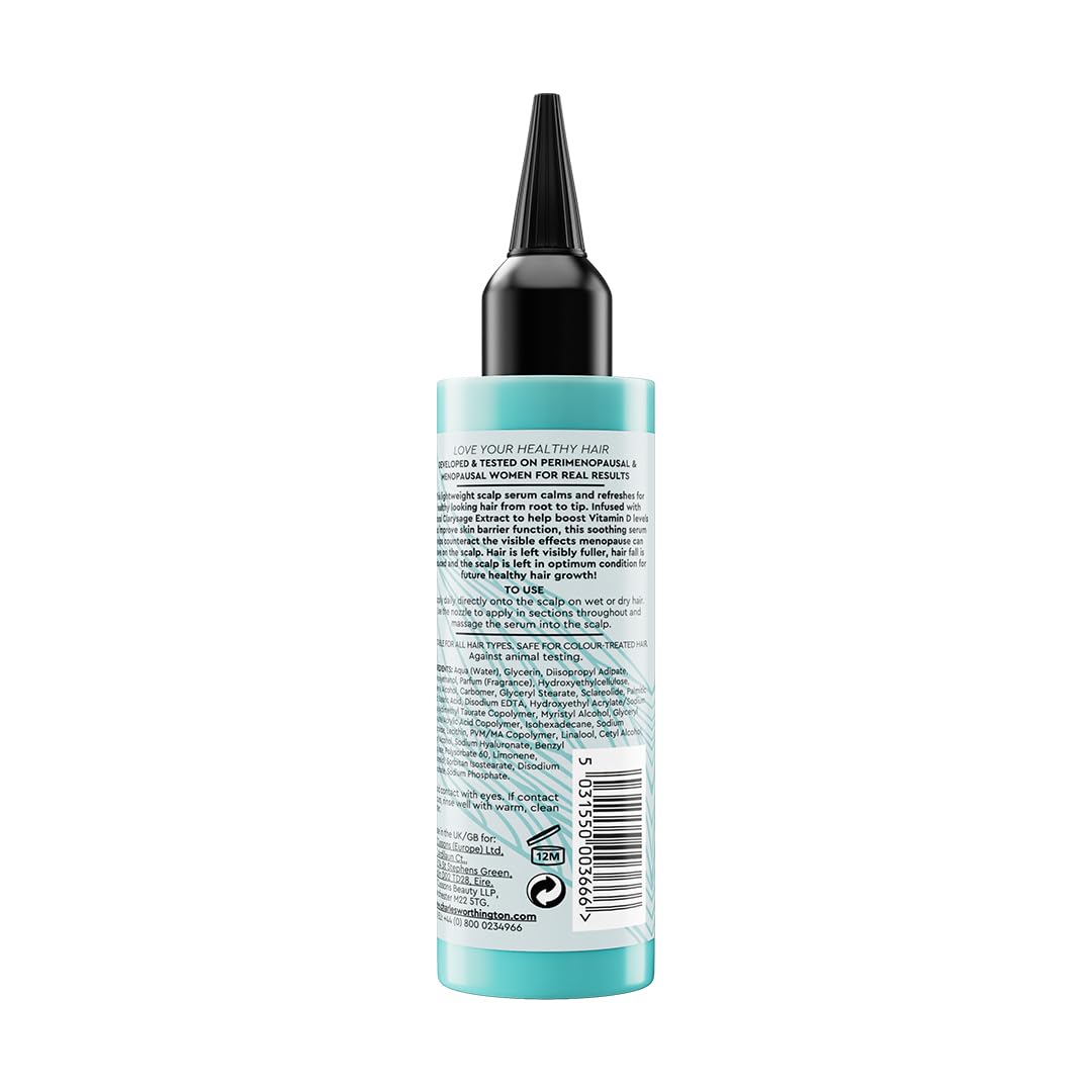 Charles Worthington MenoPlex Menopause Healthy Scalp Serum - Hair Serum for Menopausal Hair, 75ml