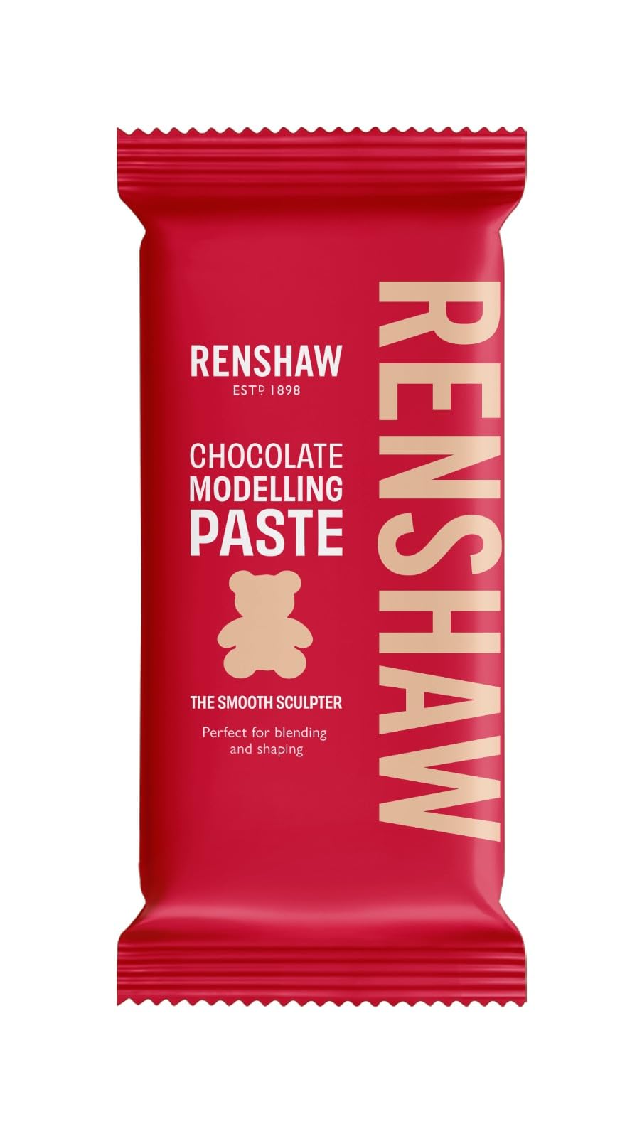Renshaw White Chocolate Modelling Paste - 250g | Sets Firm | Easy to Use for Cake Decorating 1