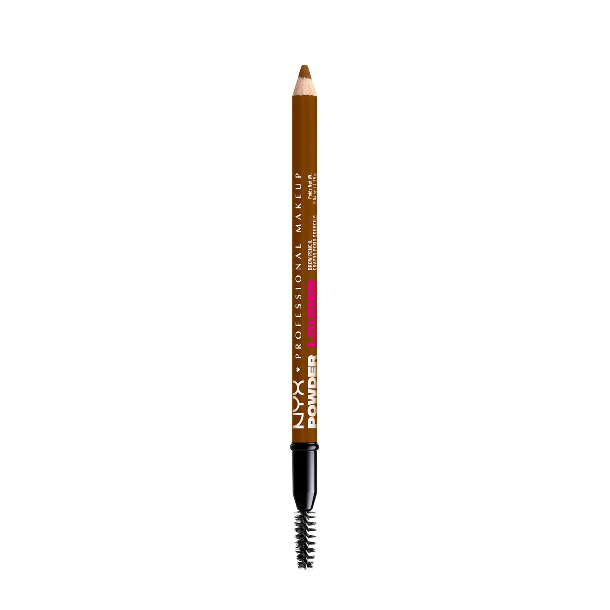 NYX PROFESSIONAL MAKEUP Powder Louder Brow Pencil - Auburn | Buildable Shades, Up to 12 Hours Wear, Vegan Formula