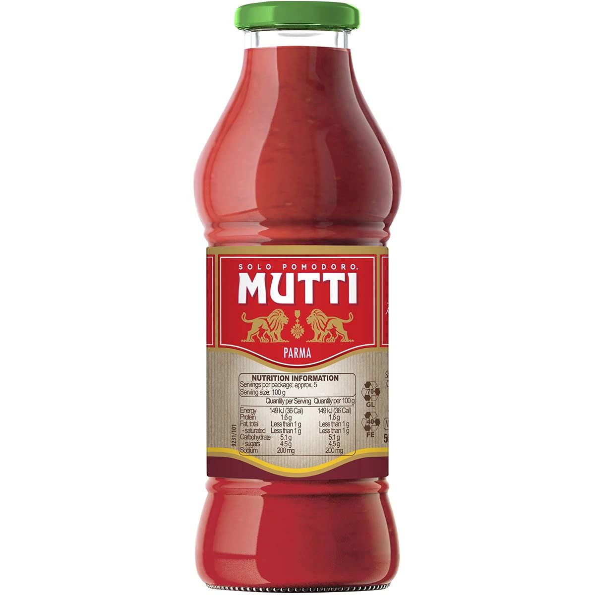 Mutti - Organic Tomato Puree (560 g) 3