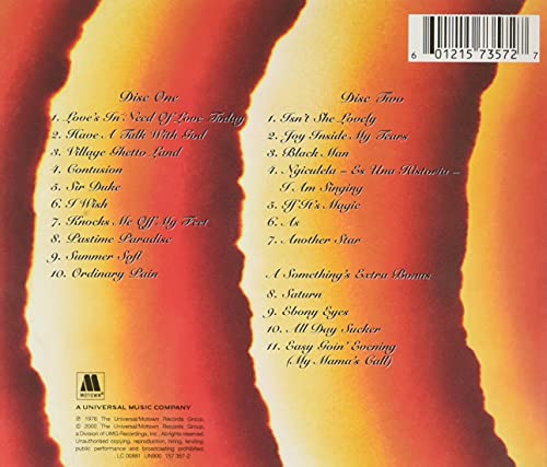 Stevie Wonder - Songs In The Key Of Life [Audio CD] 4