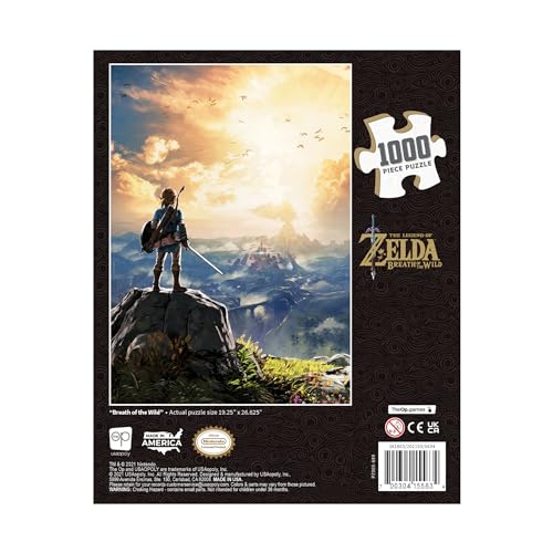 ZELDA PZ005-689 Breath of the Wild 1000-Piece Jigsaw Puzzle