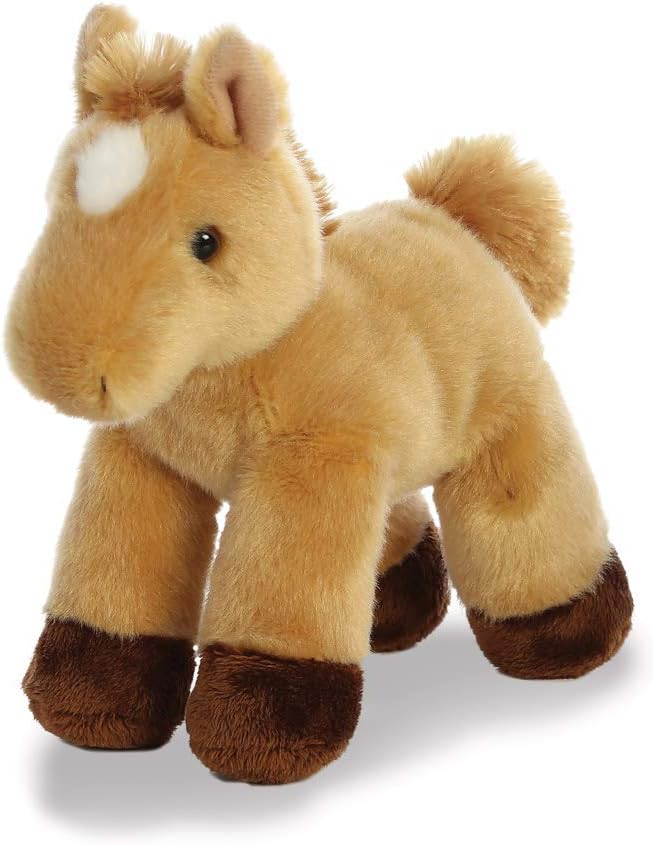 Aurora Mini Flopsie Horse - Soft Plush Toy for Babies & Toddlers 2