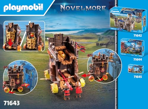 Playmobil Battle Wagon with Fire Cannon and Battering Ram - Ages 4+ 7