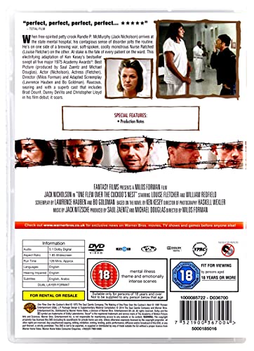 One Flew Over The Cuckoo's Nest - Drama [DVD]