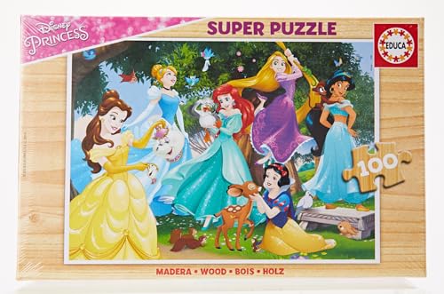 Educa Disney Princesses Wooden Jigsaw Puzzle (17628)