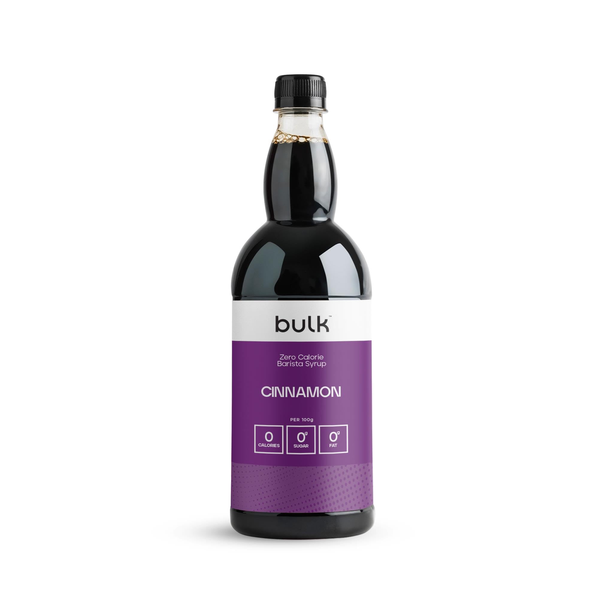 Bulk Zero Calorie Barista Syrup - Cinnamon Flavour | 1 Litre Bottle | Sugar Free, Vegan