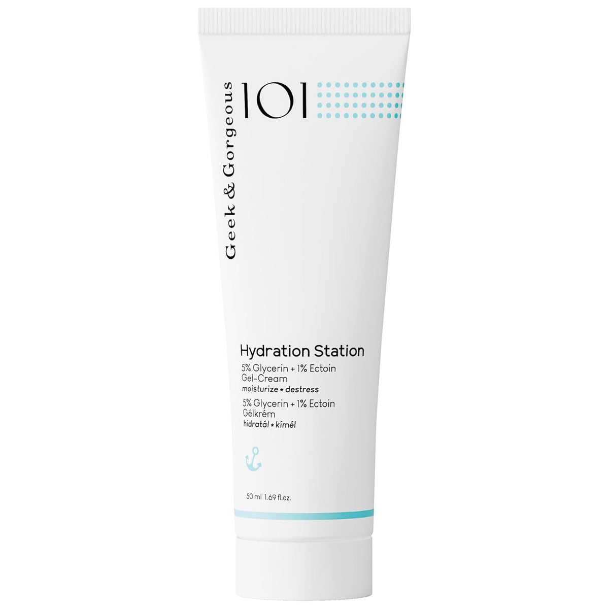 Geek & Gorgeous Hydration Station Lightweight Moisturizer - Hydrating, Gel-Cream Formula, 50 ml