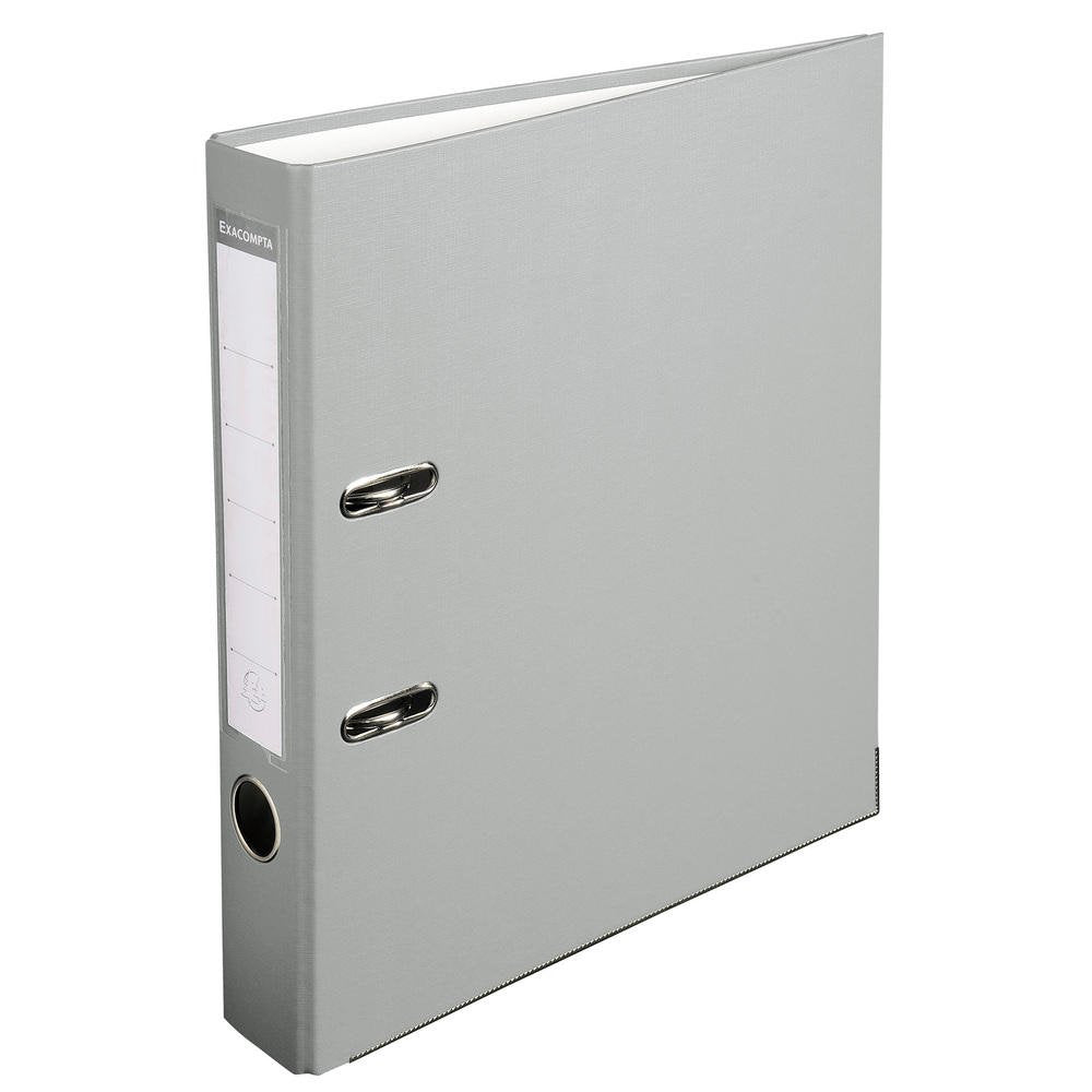Exacompta PP Lever Arch File - 50mm Spine | A4 Size | Grey | Model 915416B