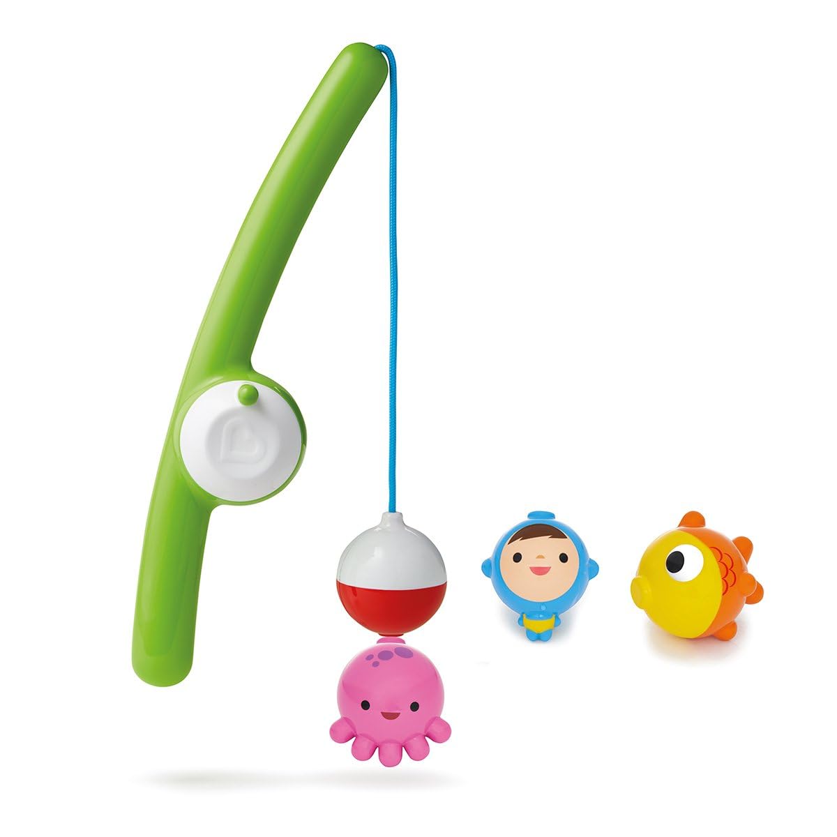 Munchkin Gone Fishin' Rod & Reel Magnetic Bath Toy Set | 3 Bobbing Characters | Ages 24+ Months 1