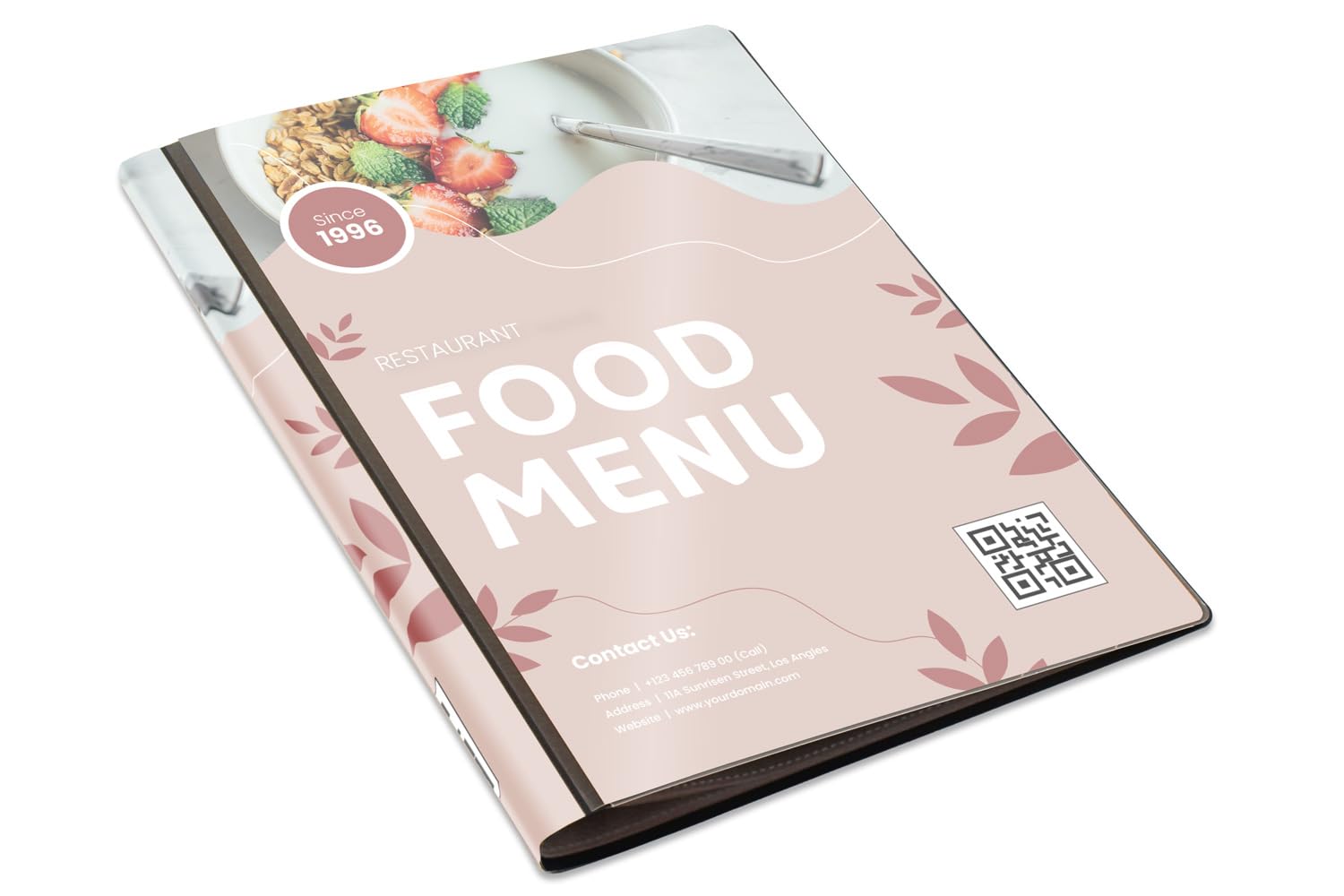 Europel OPUS 2 Display Book - A4 Size, 10 Pockets | Dark Grey Polypropylene 4