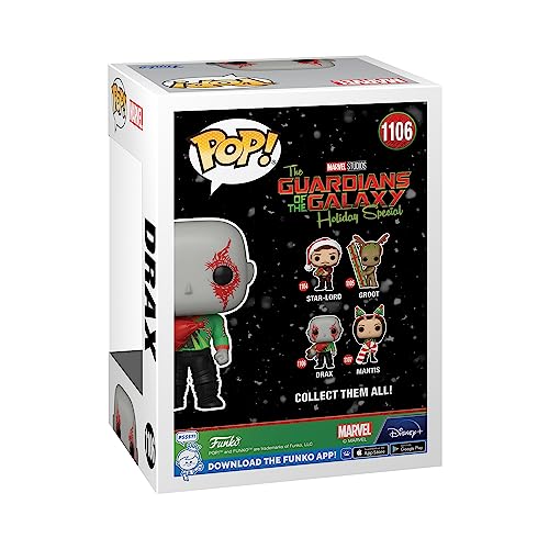 Funko Pop! Marvel Guardians of the Galaxy Holiday Special - Drax Vinyl Figure (64330)