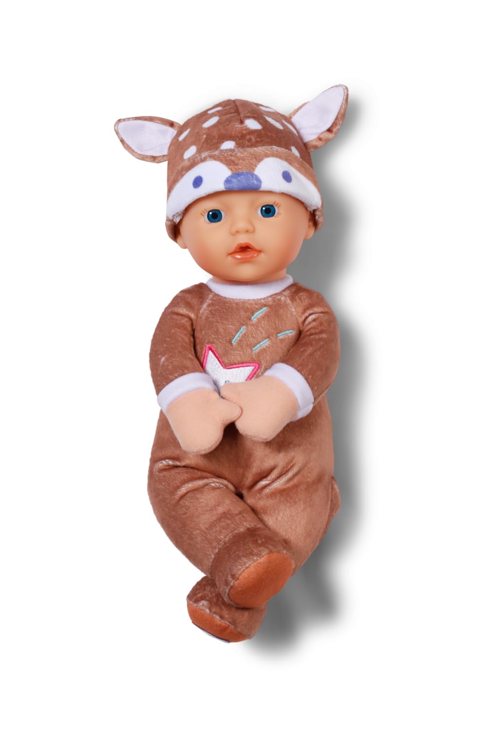 BABY born Sleepy Deer 30cm Soft Fabric Doll with Rattle - Suitable from Birth 1