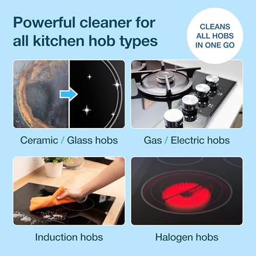 HG - Hob Cleaner for Everyday Use, Induction & Glass Ceramic Cooktop Spray, 500ml