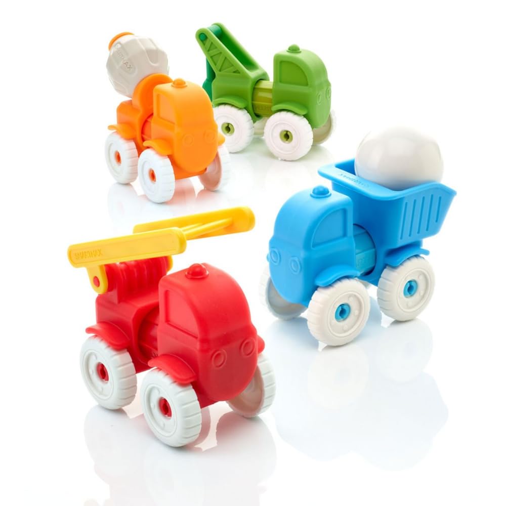 SMARTMAX My First Vehicles Magnetic Building Set - 13 Pieces | Ages 1-5 Years 2