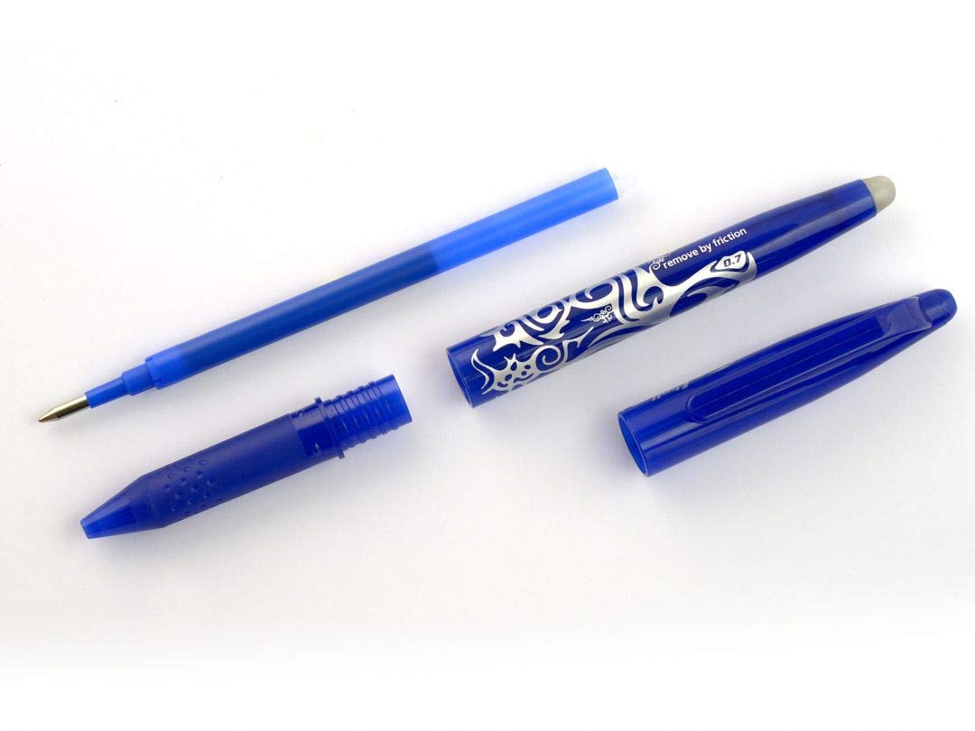 PILOT FriXion Ball 07 Erasable Gel Ink Rollerball Pen Refills - Black (3 Pack) 4