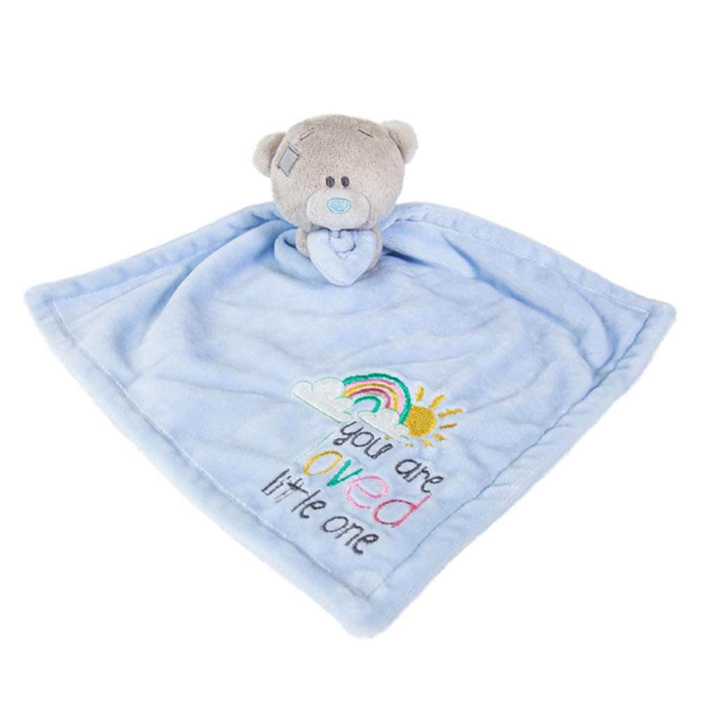 Me To You Tiny Tatty Teddy 'You Are Loved' Baby Boy Comforter | Soft Fur | Blue 2