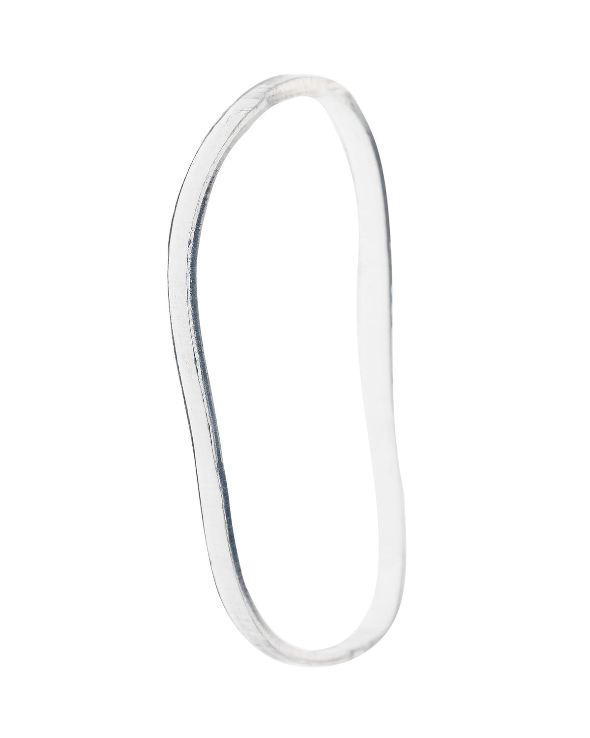 Brushworks Clear Flexi Elastic Hair Bands - 100 Pack | Ultra-Thin | PETA Approved