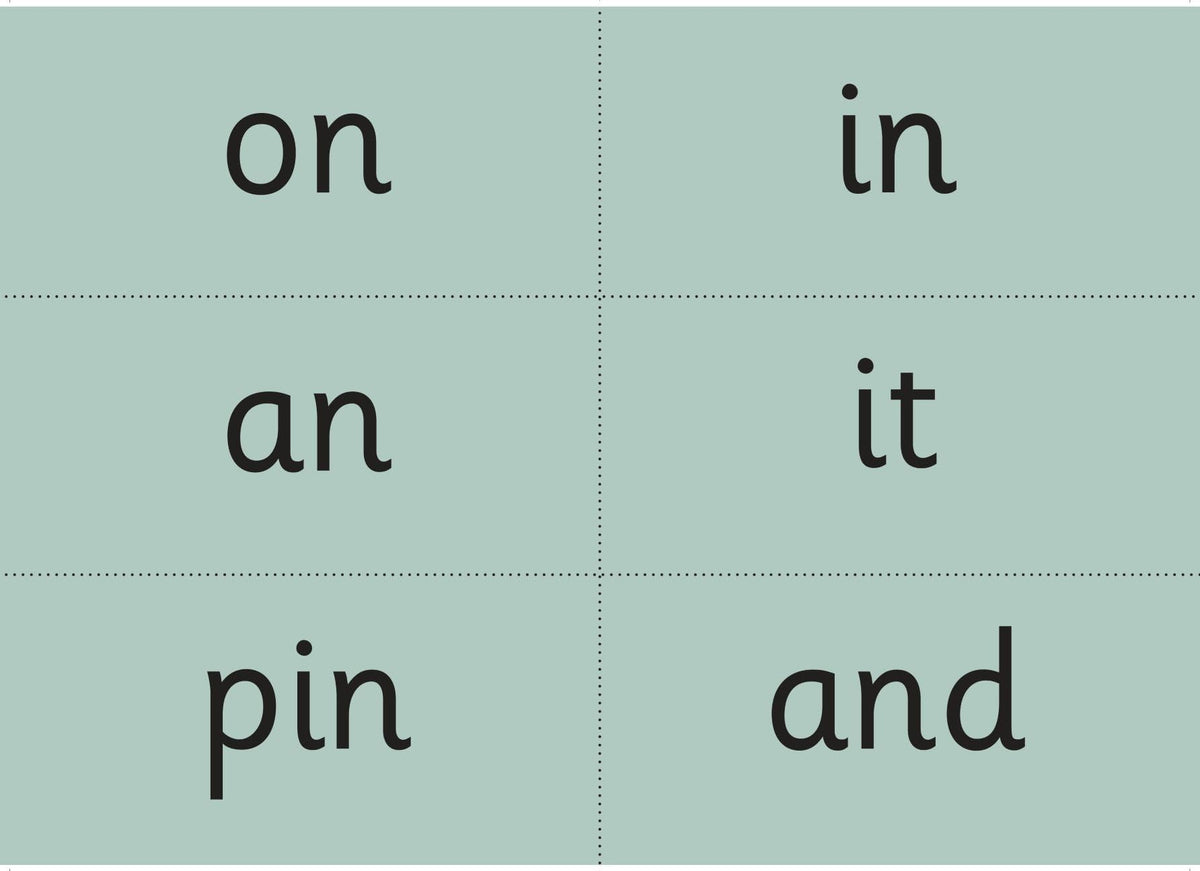 Oxford University Press Read Write Inc. Phonics Green Word Cards - Beginner Readers | 300+ Words | Cards 4