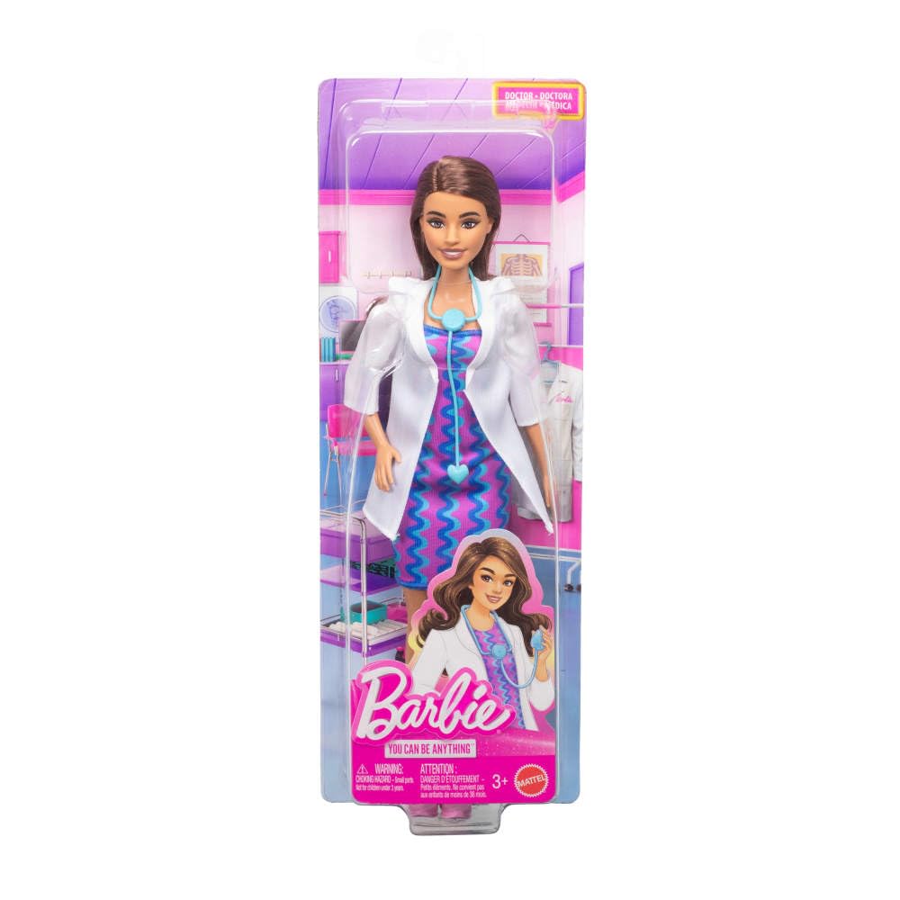Barbie Careers Doctor Doll - Role Play Toy with Removable Coat & Stethoscope for Kids 3+ 12