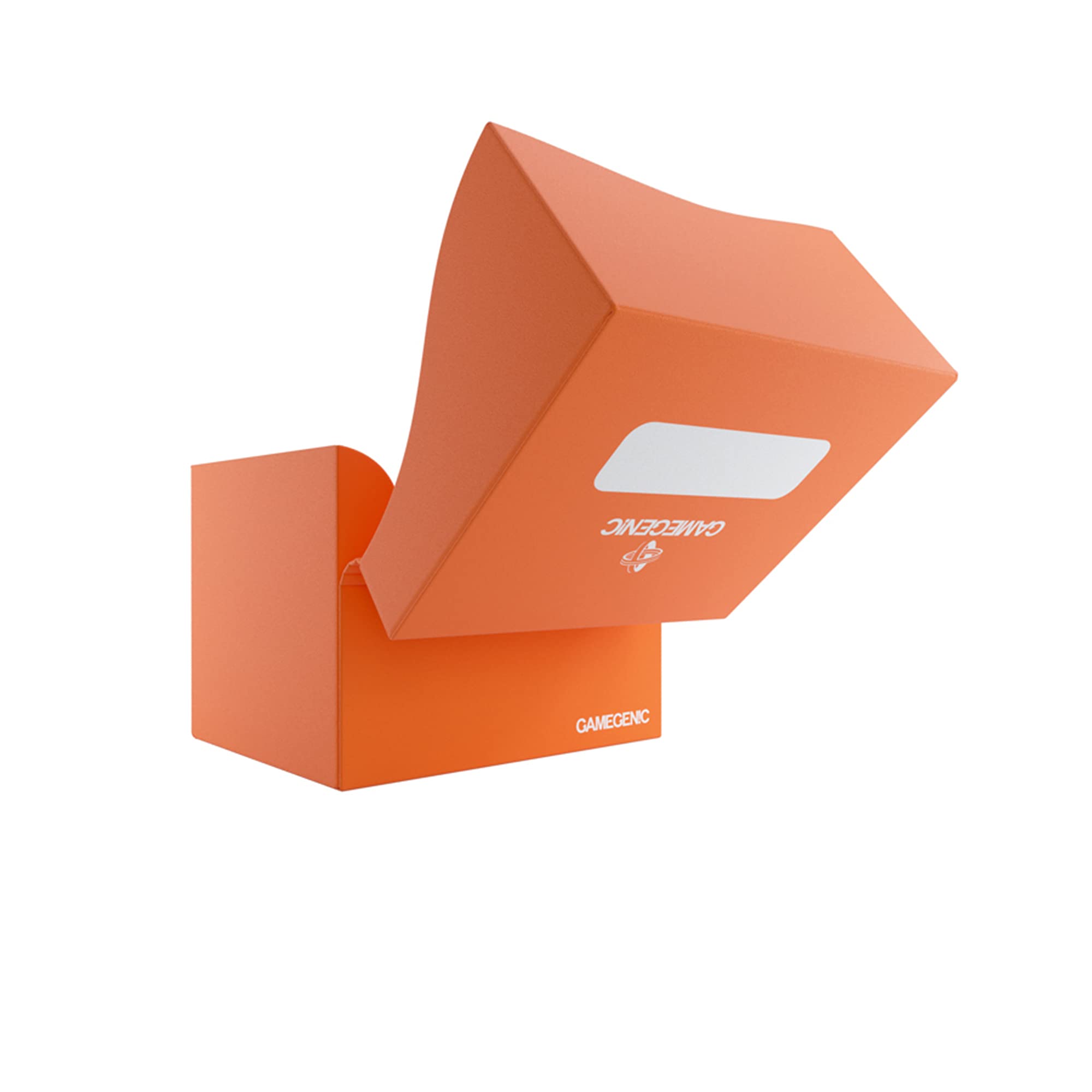 Galápagos Jogos Gamegenic Side Holder 100+ XL - Orange | Holds 100 Double-Sleeved Cards | Portable 5