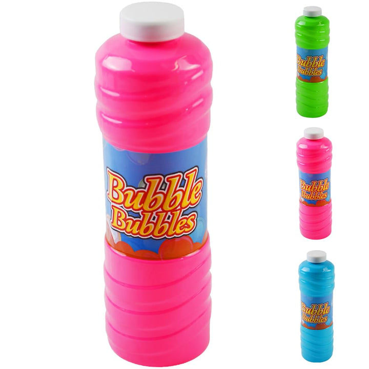 RAM Giant 1 Litre Bubble Mixture with Wand for Bubble Machines - Kids Outdoor Play (Ages 18 Months - 8 Years)