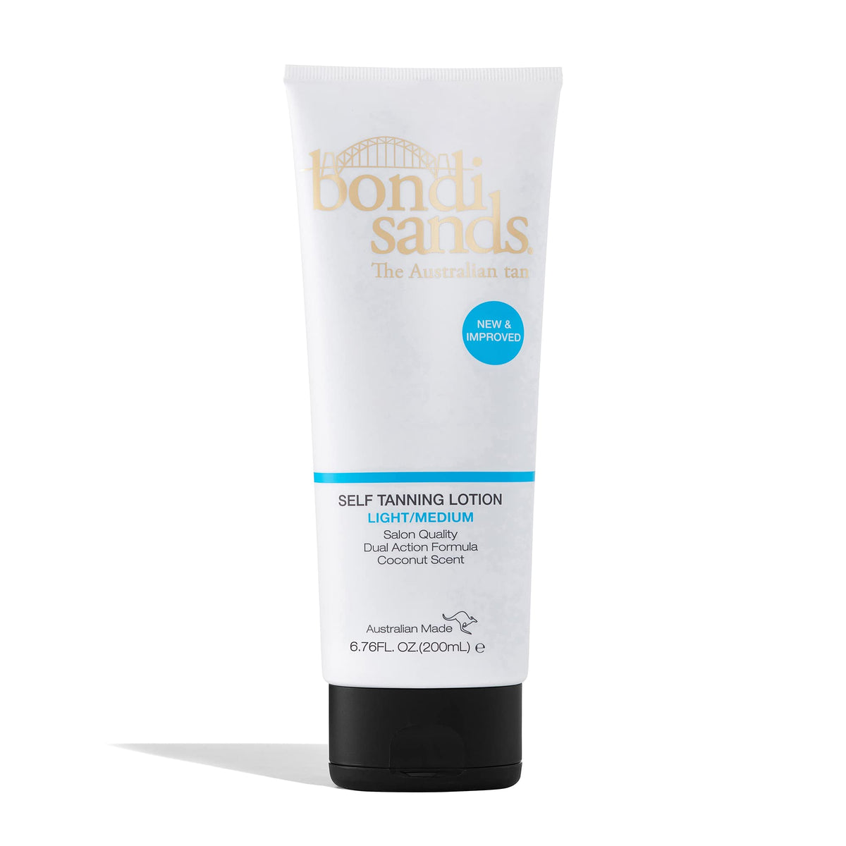 Bondi Sands Light/Medium Self-Tanning Lotion - Hydrated Sun-Kissed Glow | Aloe Vera & Coconut Scent | 200 mL