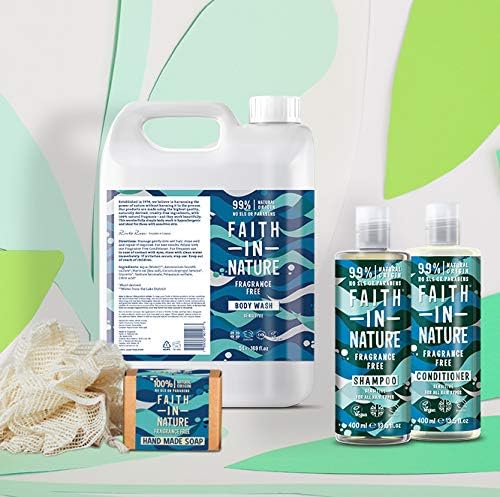 Faith In Nature Fragrance Free Conditioner - Vegan & Cruelty Free, SLS & Paraben Free, 400 ml 2