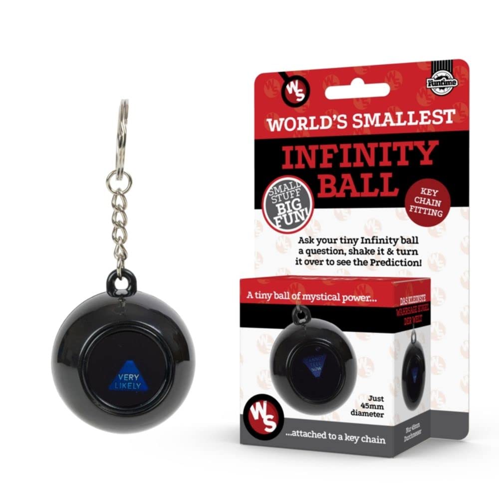 Funtime Gifts World's Smallest Infinity Ball Miniature - Portable Fun | Black Plastic 3