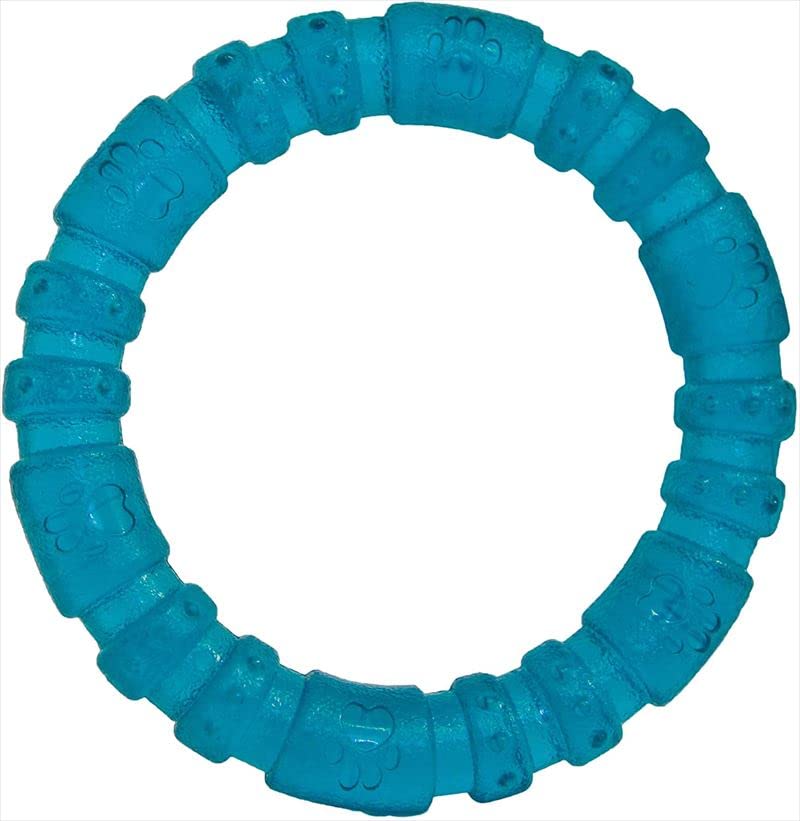 Rosewood Biosafe Puppy Ring - Antimicrobial Chew Toy for Teething Puppies | Small Size | Blue 2