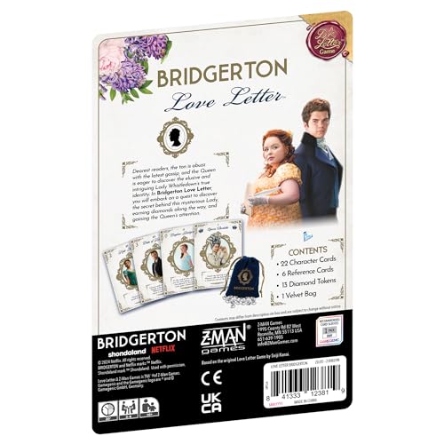 Z-Man Games Love Letter - Bridgerton Family Card Game for 2-6 Players 5