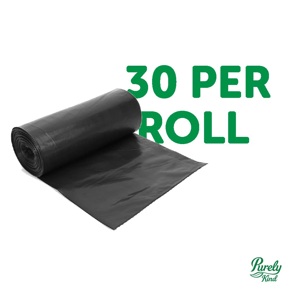Blake & White Purely Kind Heavy Duty Black Sacks | 100L | Roll of 30