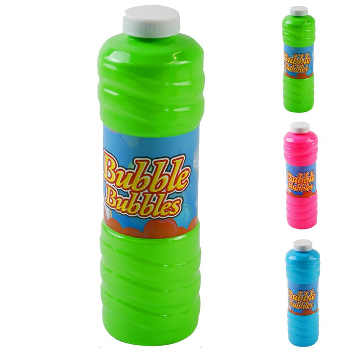 RAM Giant 1 Litre Bubble Mixture with Wand for Bubble Machines - Kids Outdoor Play (Ages 18 Months - 8 Years)