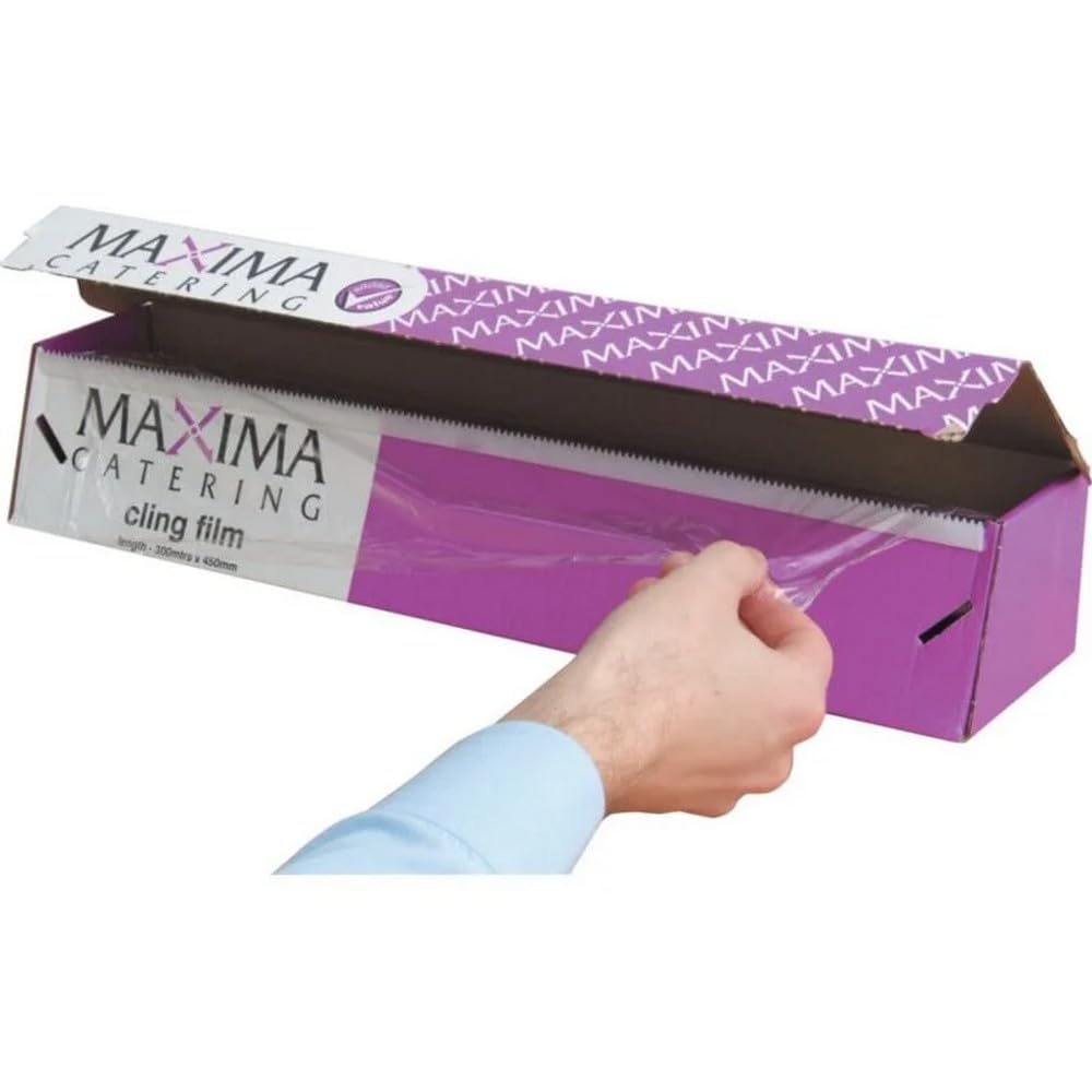 Caterwrap Cling Film 300 mm x 300 m Cutter Box [1 Count]