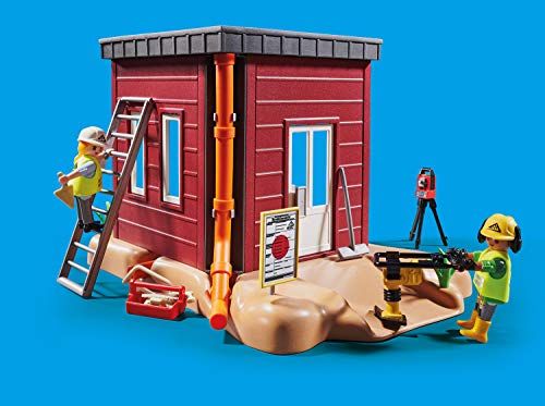 Playmobil City Action Small Excavator with Movable Bucket & 2 Construction Figures (70443) 7