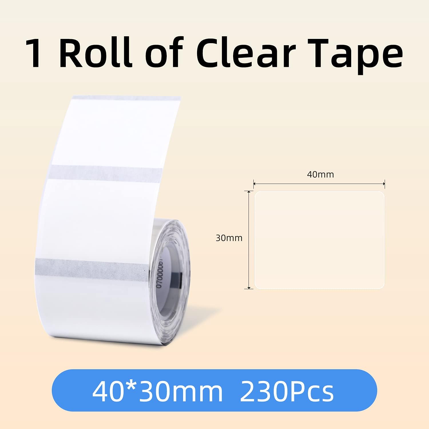 NIIMBOT Label Maker Tape for B1 B21 B3S, Waterproof Thermal Label Paper, Oilproo 2