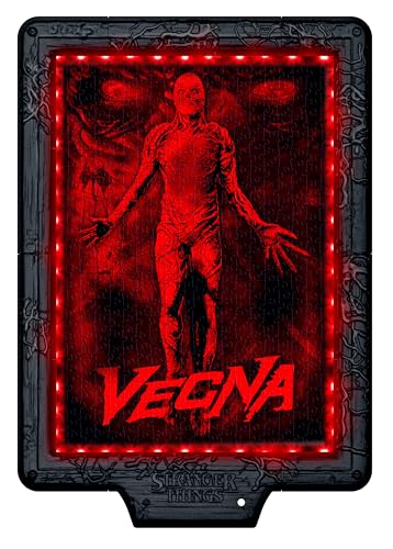 Clementoni Stranger Things Metamorphic Art Puzzle - 520-Piece LED Interactive Puzzle 10