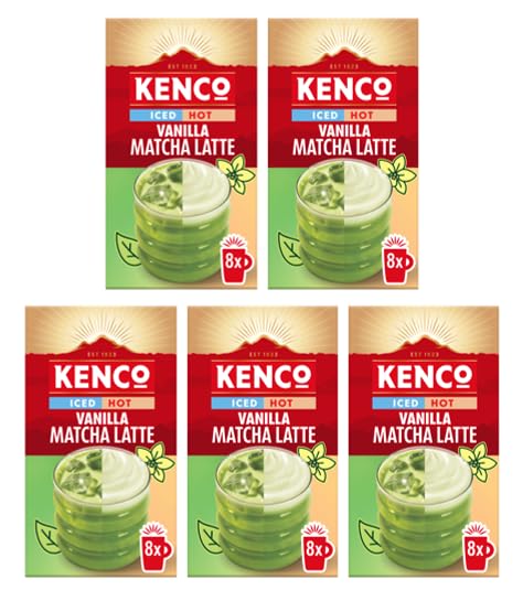 Kenco Vanilla Matcha Latte Sachets - 40 Count | Iced or Hot | Vegetarian Friendly 1