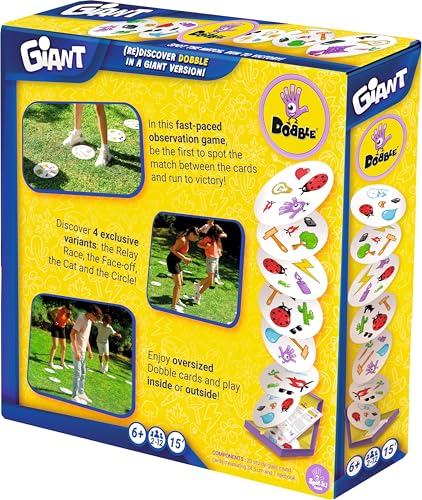 Asmodee Dobble Giant Party Card Game (ASMZYGDOBGI0101)