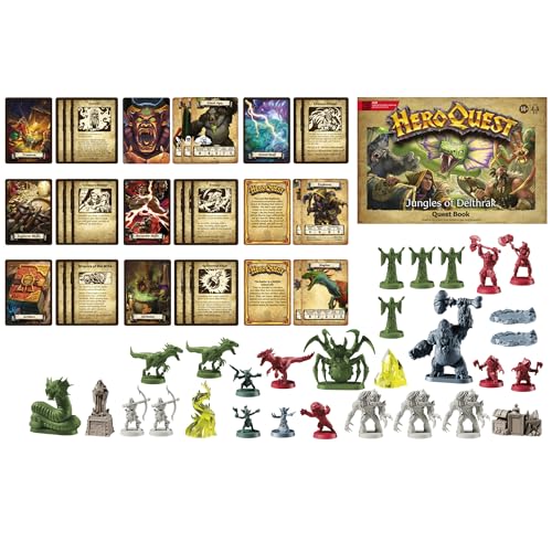 Avalon Hill HeroQuest Jungles of Delthrak Quest Pack – Expansion for HeroQuest Game System
