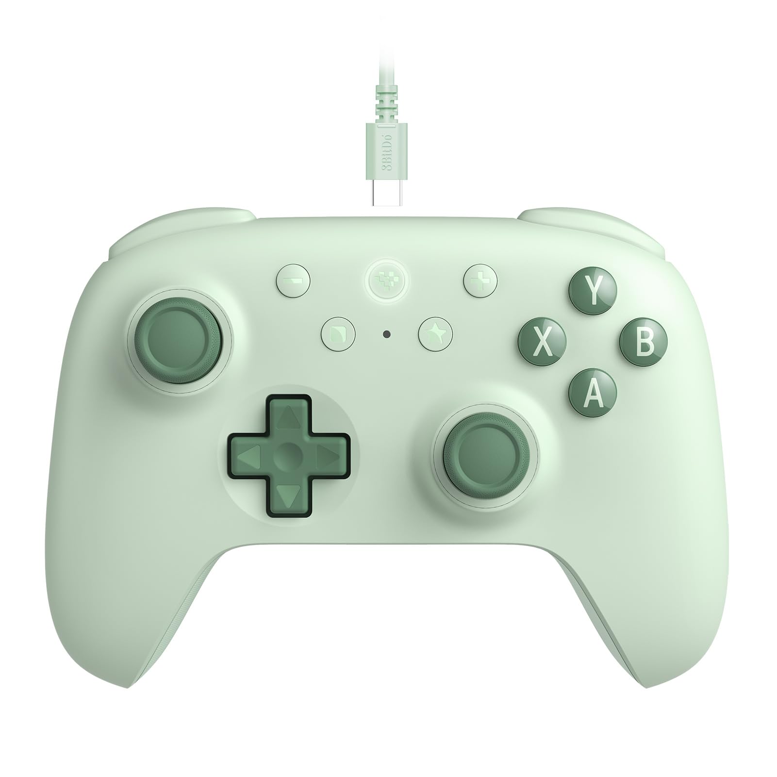 8Bitdo Ultimate 2C Wired Gamepad Controller for Windows PC and Android | 1000Hz Polling Rate | Green