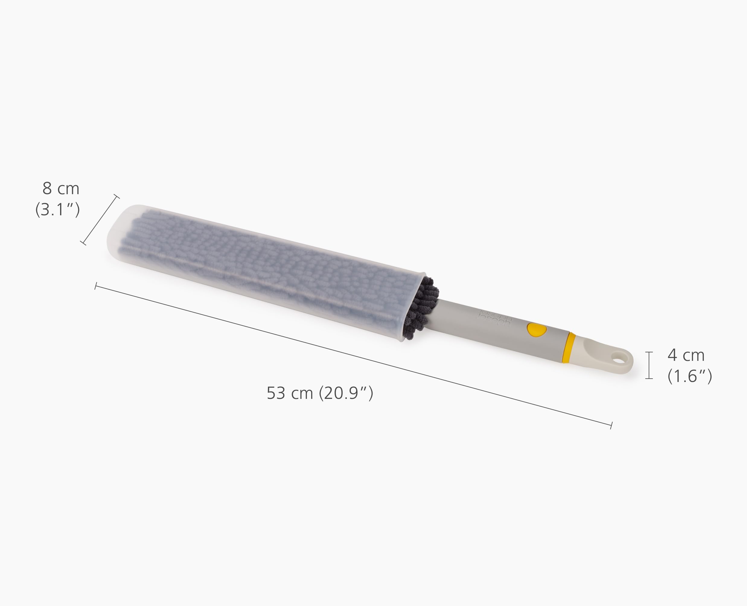 Joseph Joseph CleanTech 3-in-1 Duster with Storage Sheath | Microfiber & Noodle Fabric | Light Stone 6