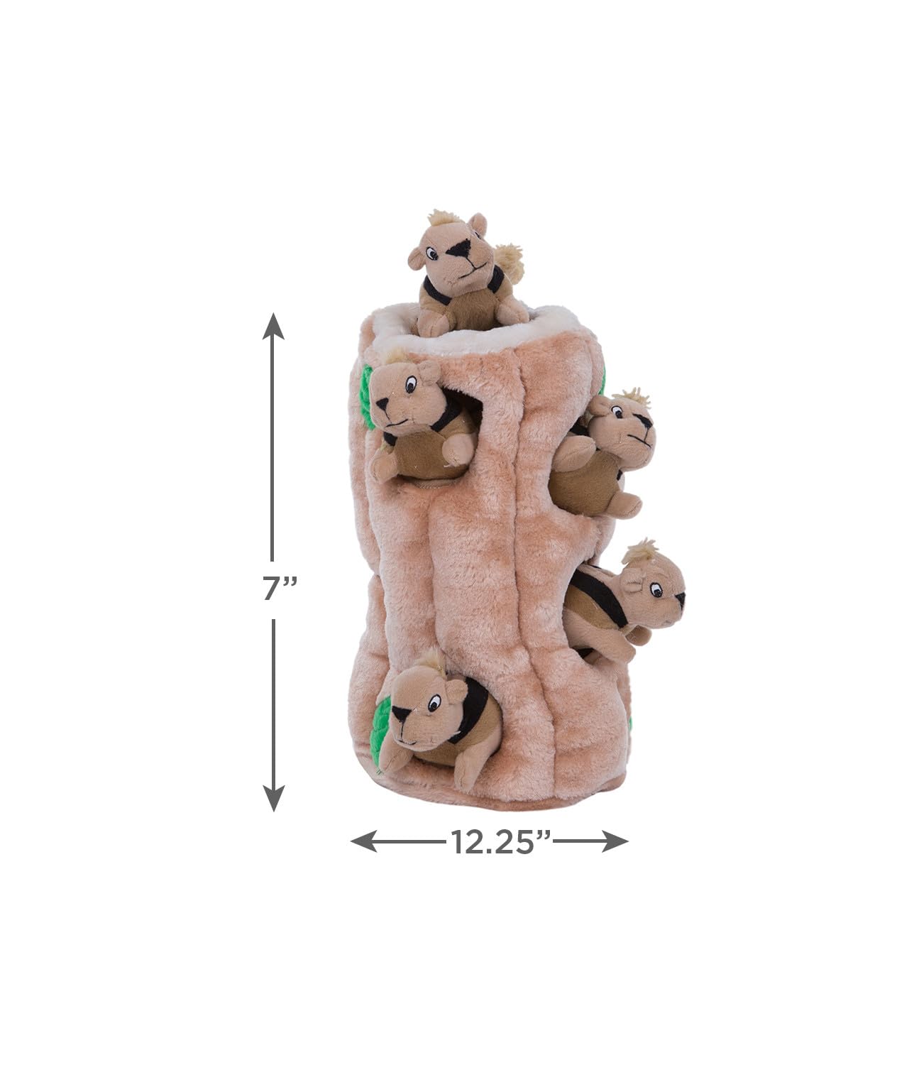 Outward Hound Hide A Squirrel Plush Dog Toy Puzzle - XL Size | 6 Squeaky Squirrels | Durable 4