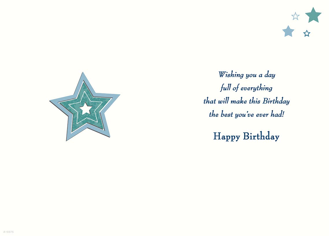 Piccadilly Greetings Wonderfully Worded Someone Special Birthday Card | Glitter Coated | 9 x 6 inches 2