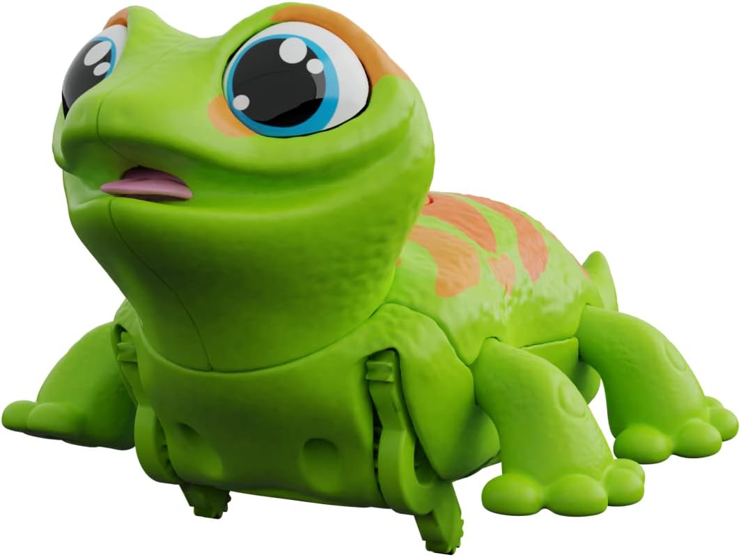 Animagic Let's Go Gecko - Interactive Walking, Dancing & Light-Up Electronic Pet for Kids 2