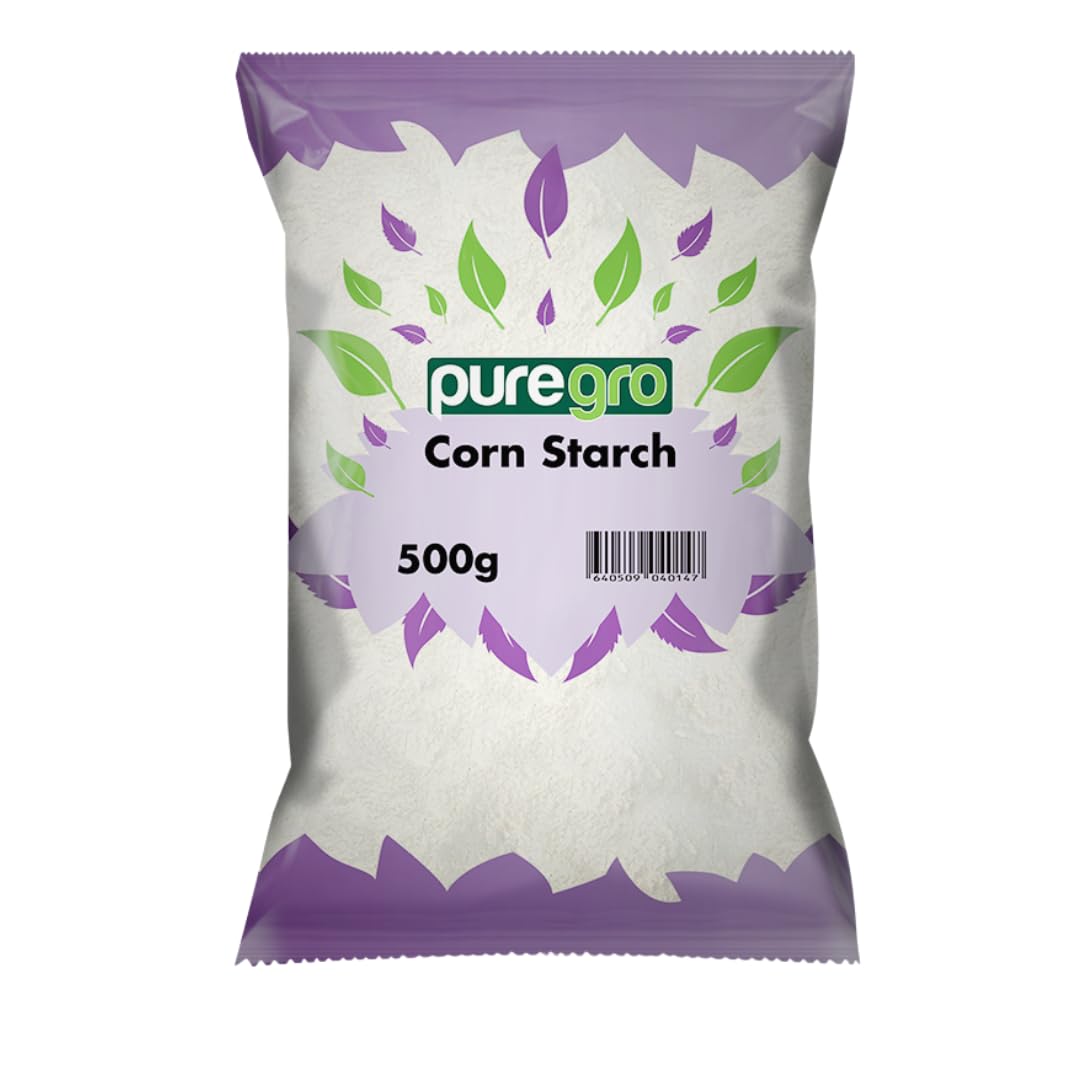 Puregro Corn Starch - Premium Quality Thickener for Cooking and Baking | 500g Powder 1
