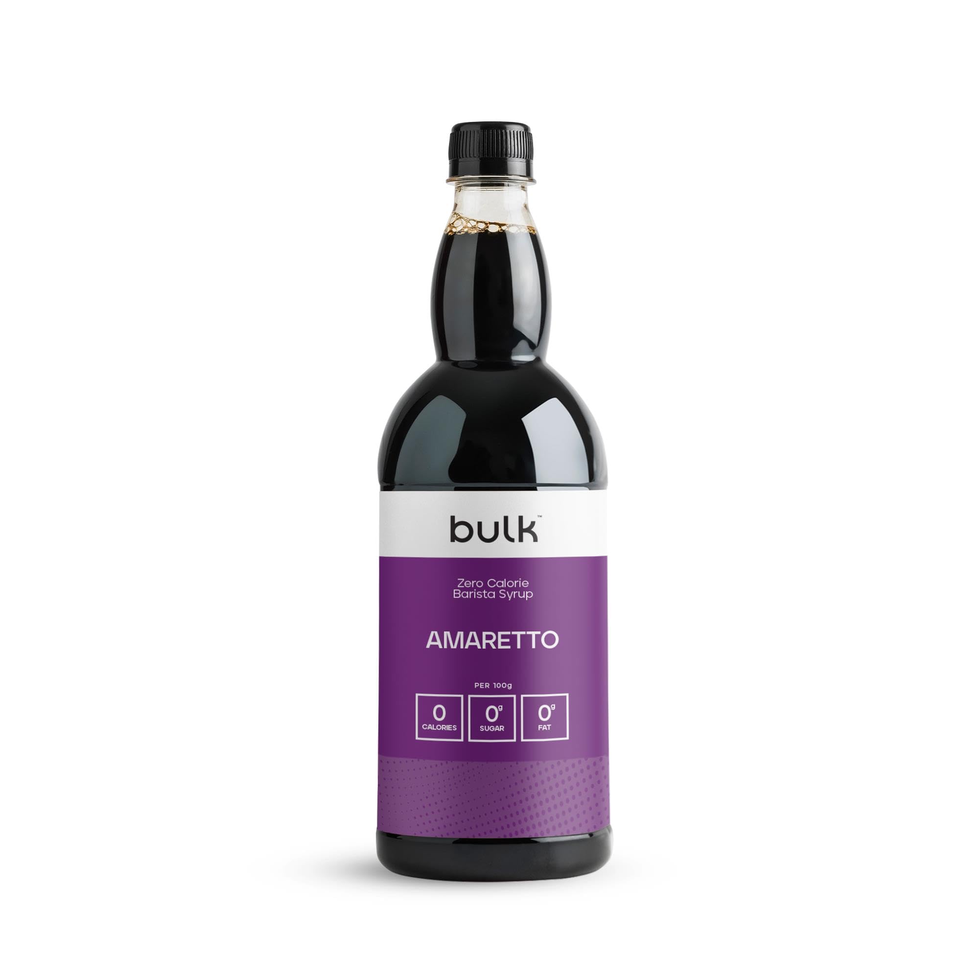 Bulk Zero Calorie Barista Syrup - Amaretto Flavour | Sugar Free, Fat Free | 1 Litre Bottle