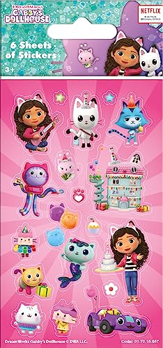 Paper Projects - Gabby's Dollhouse Party Bag Sticker Bundle (18 Sheets) 2