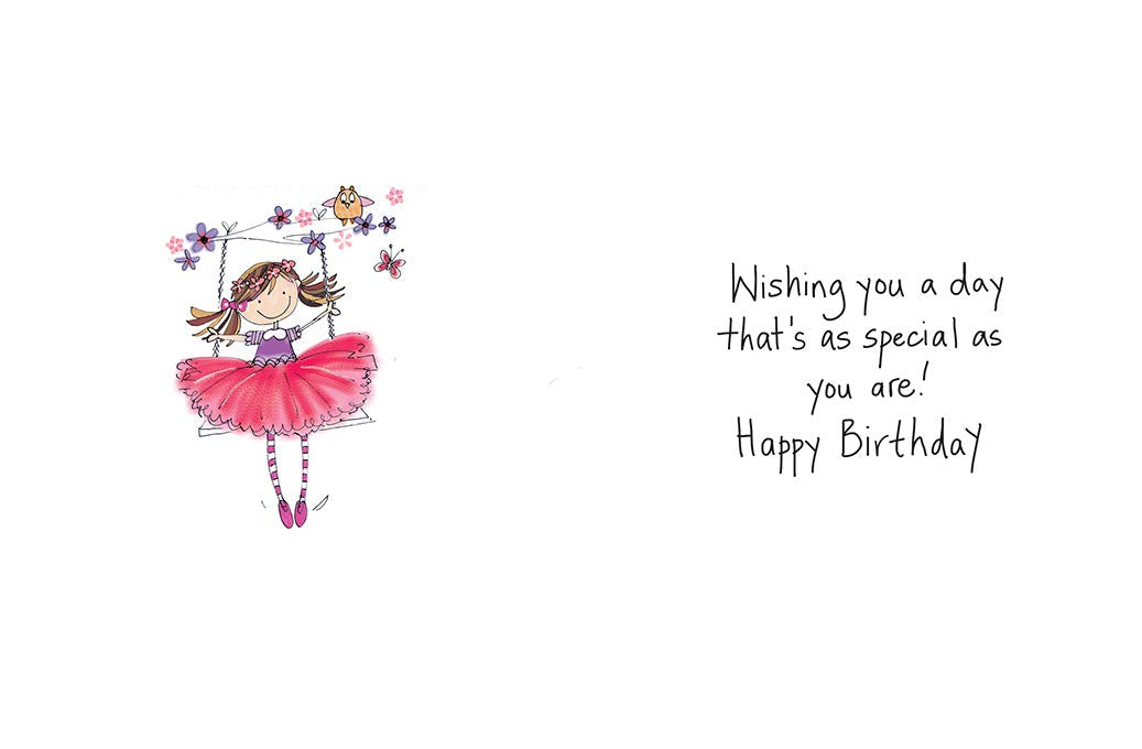 Piccadilly Greetings Traditional Birthday Card for Niece | 8 x 6 Inches | Multi-Color 2